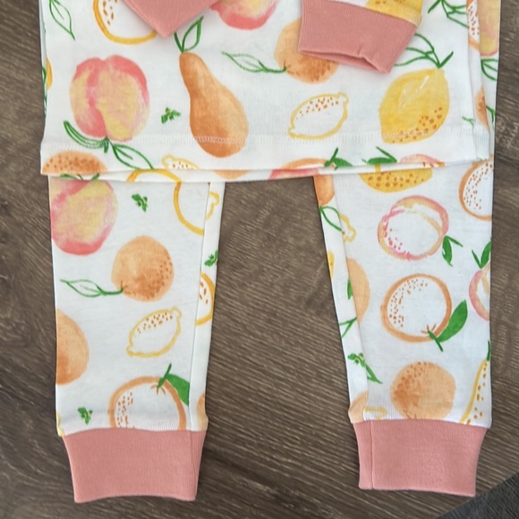 NEW Burt’s Bees 2 Piece Toddler Girl Pajamas 100% Organic Cotton - Picture 4 of 7